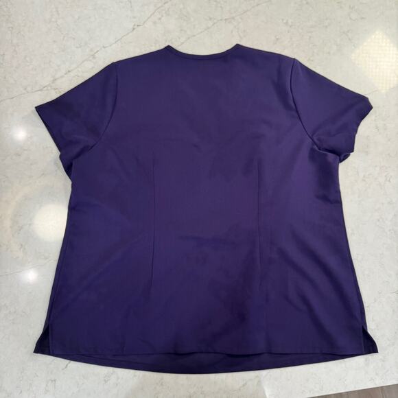 FIGS Catarina V-Neck Scrub Top Purple Jam (PO 4994) Women’s 3XL Rare LE Retired - Picture 9 of 11